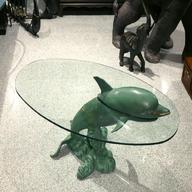 glastisch delfin gebraucht kaufen