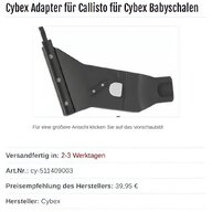 cybex adapter gebraucht kaufen