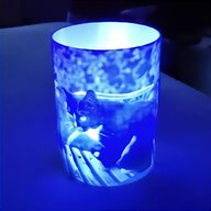 lampe glas blau gebraucht kaufen