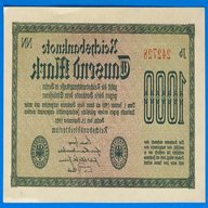 reichsbanknote 1000 mark 1922 gebraucht kaufen