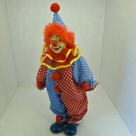 porzellan puppe clown gebraucht kaufen