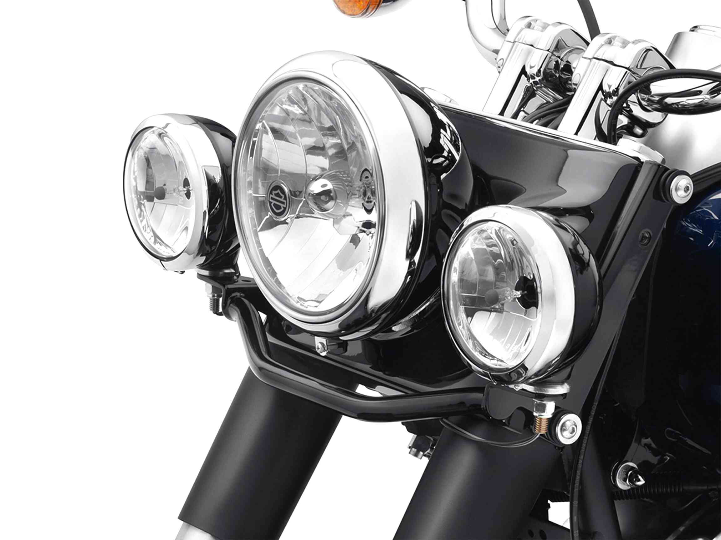 Fivel Net 4 Fern Zusatz Scheinwerfer Chrom Fur Harley Heritage E Glide Fat Boy Spotlight Auto Motorrad Teile Hauptscheinwerfer