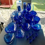 blaues glasgeschirr gebraucht kaufen