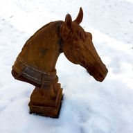 pferdekopf skulptur gebraucht kaufen
